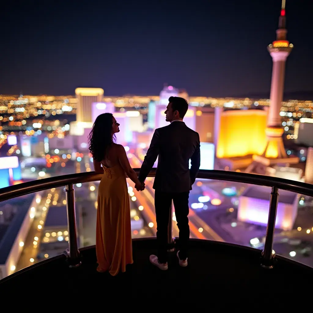 Przepiękny zachód słońca nad pustynią Nevada