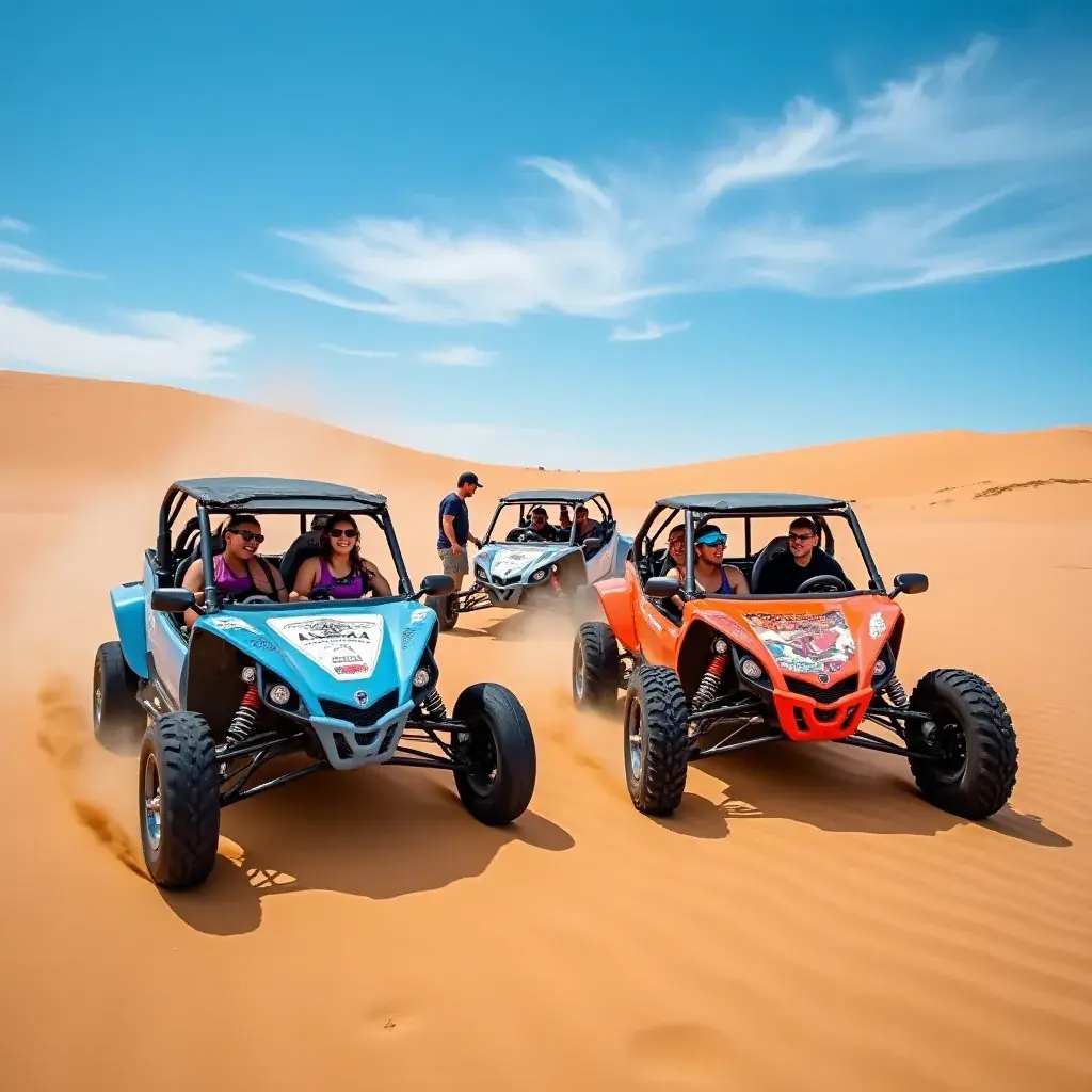 Widok na neonowe znaki Las Vegas z panoramą miasta