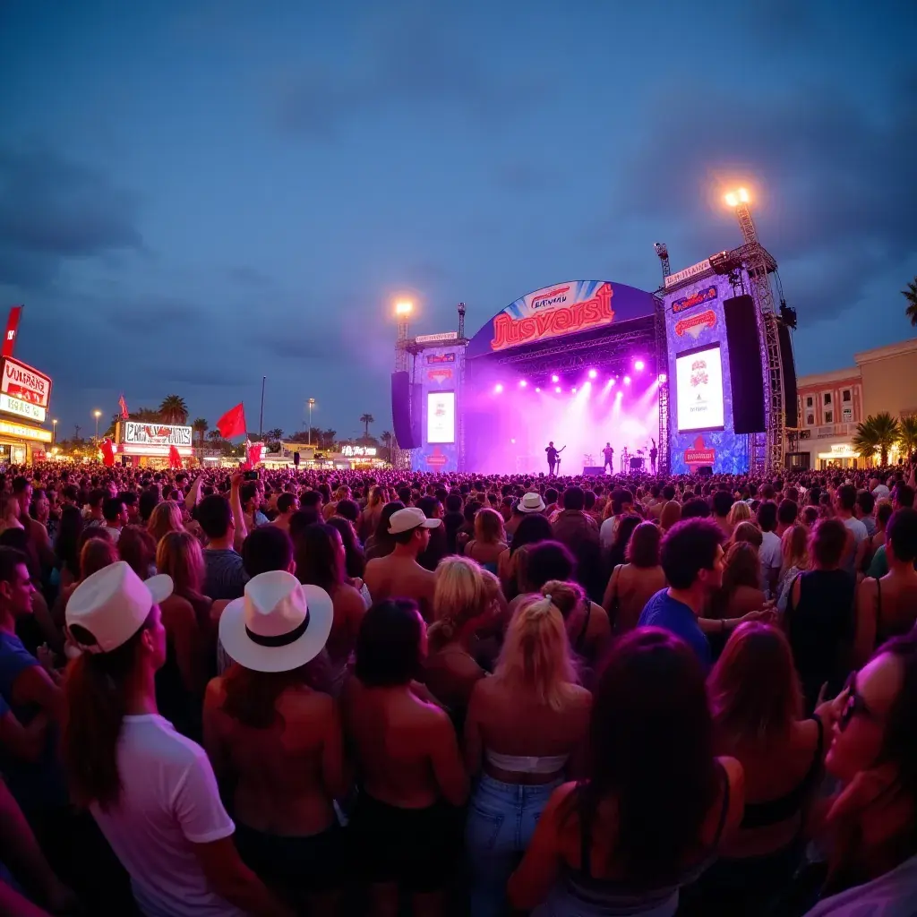 Rodzina z dziećmi spacerująca po bulwarze Las Vegas